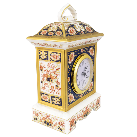 Royal Crown Derby Limited Edition Imari Mantle Clock