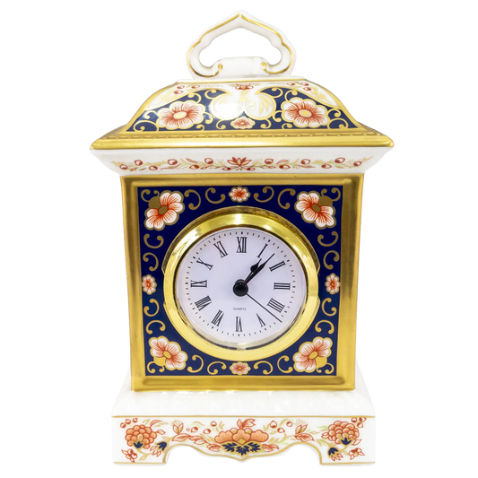 Royal Crown Derby Limited Edition Imari Mantle Clock
