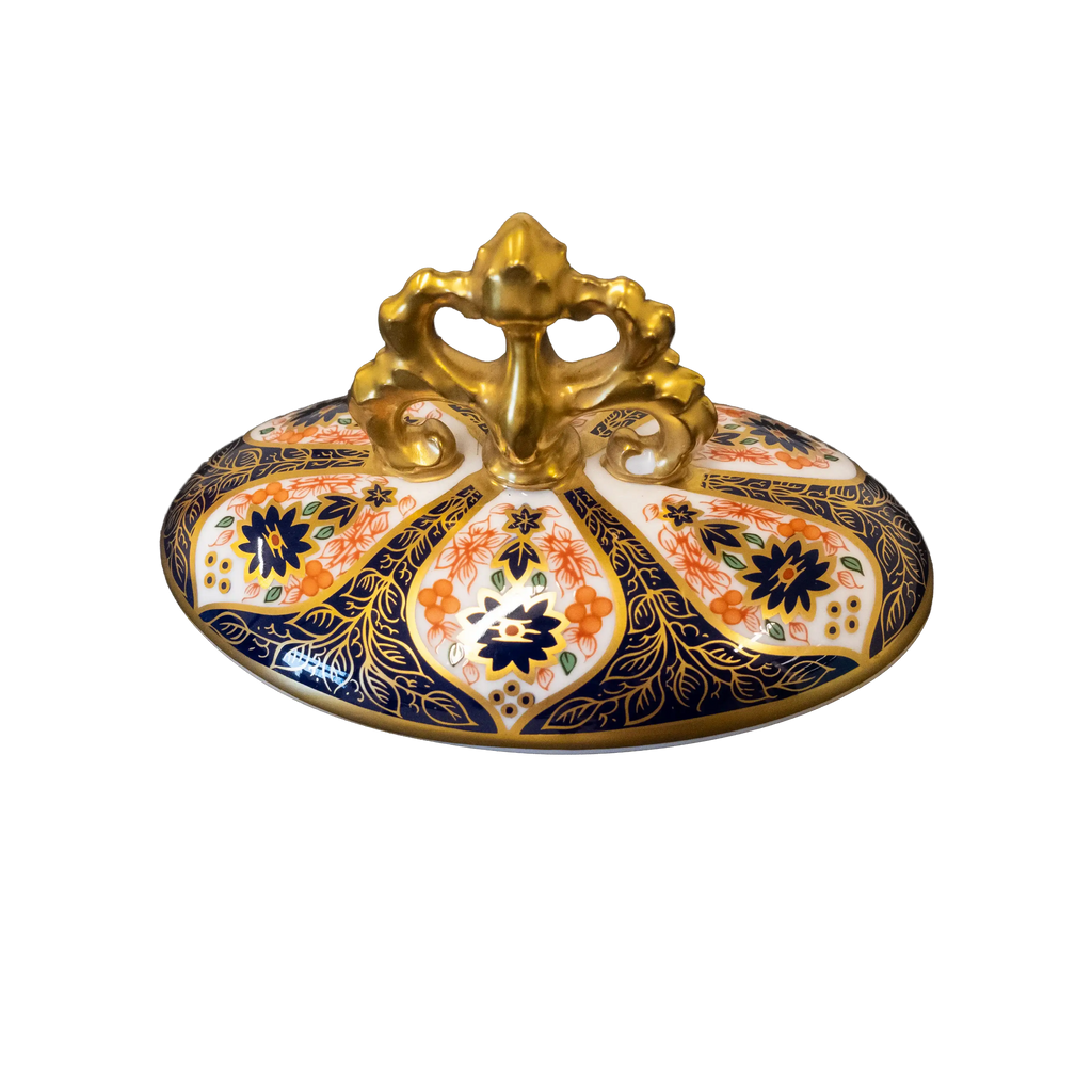 Royal Crown Derby Imari SGB Litherland Vase Lid Charterwells
