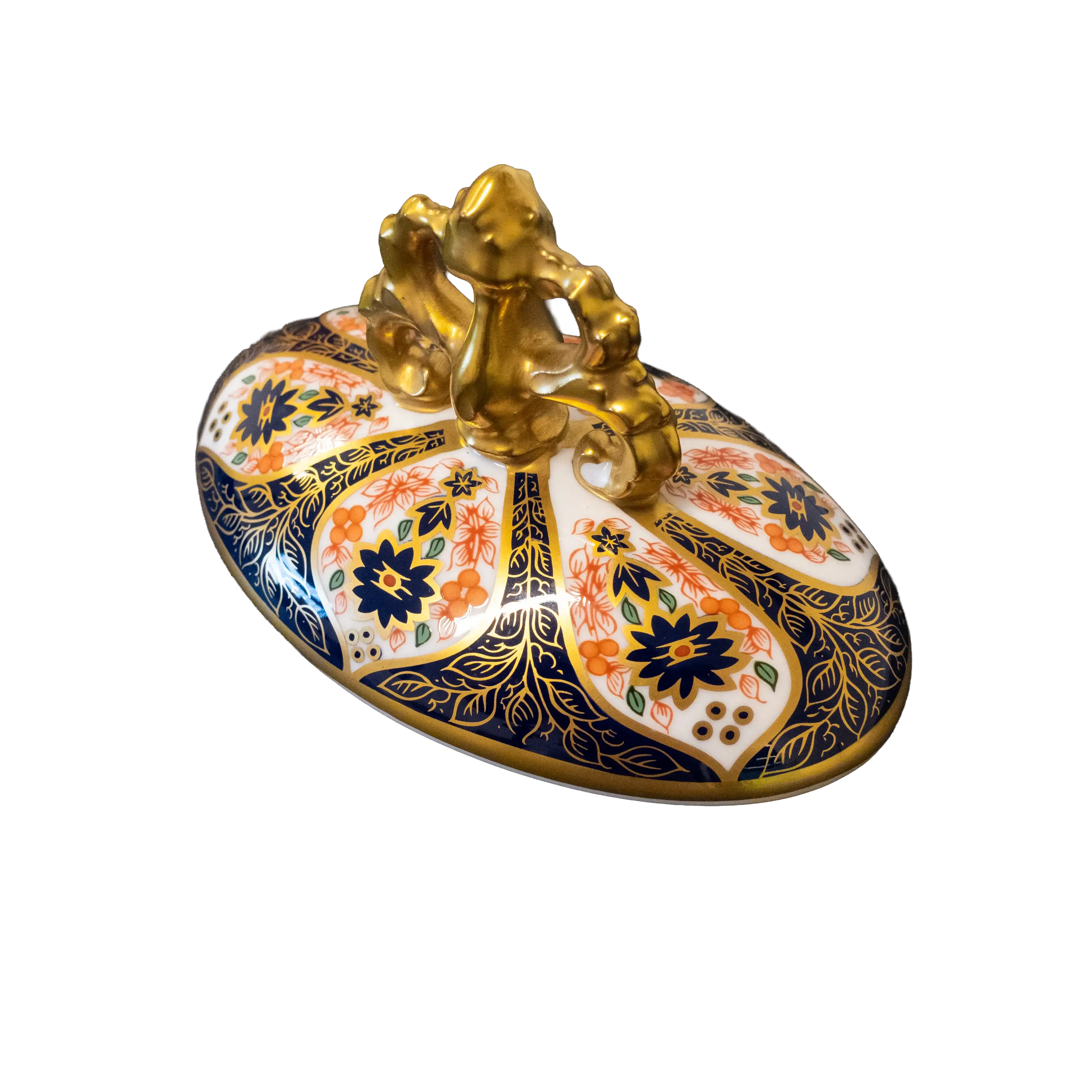 Royal Crown Derby Imari SGB Litherland Vase Lid Charterwells