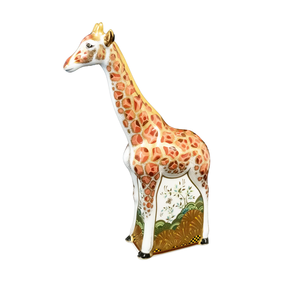 Royal Crown Derby Masai Giraffe Paperweight - Charterwells