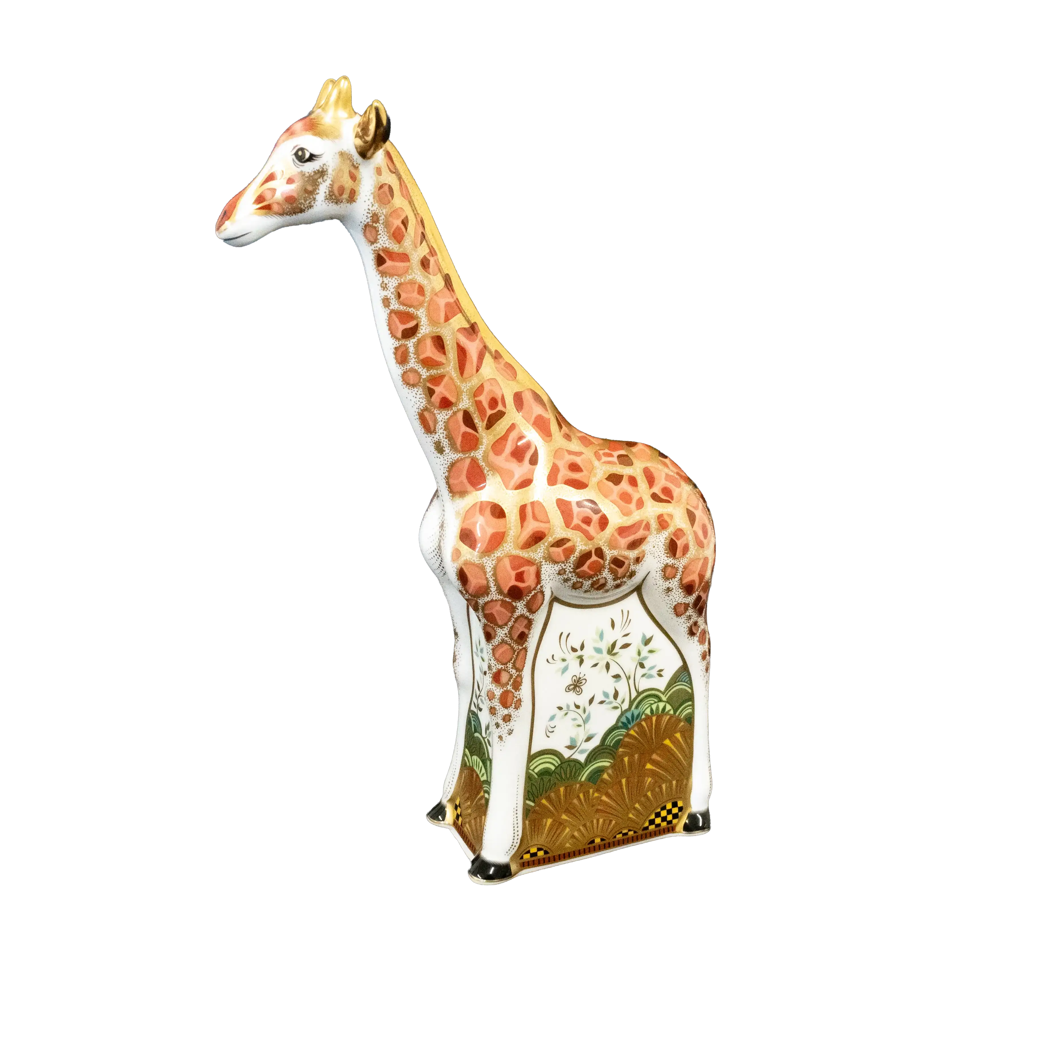 Royal Crown Derby Masai Giraffe Paperweight - Charterwells