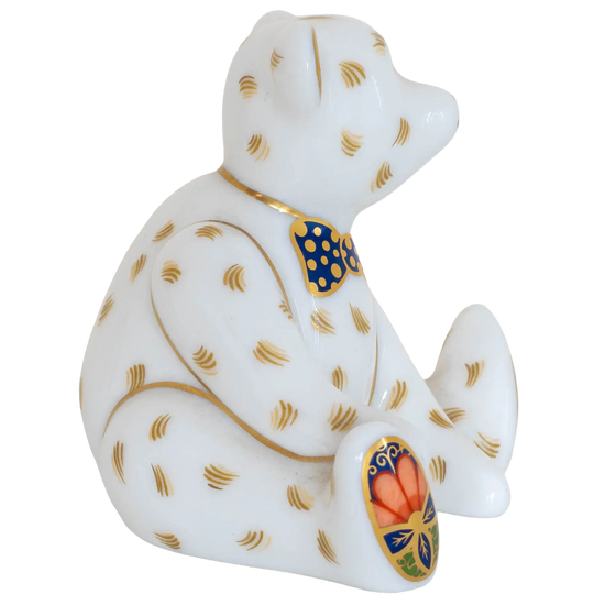 Royal Crown Derby Miniature Bear Paperweight Bone China