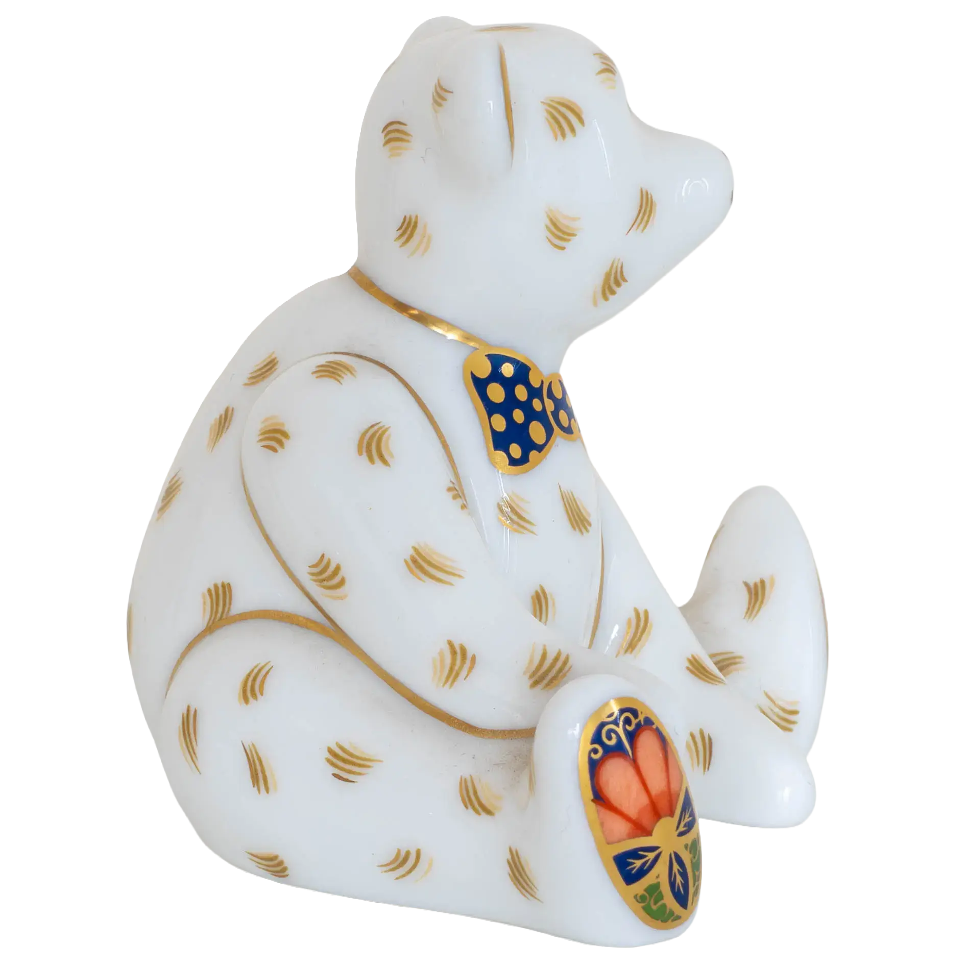 Royal Crown Derby Miniature Bear Paperweight Bone China