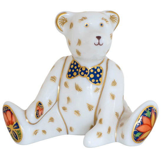Royal Crown Derby Miniature Bear Paperweight Bone China