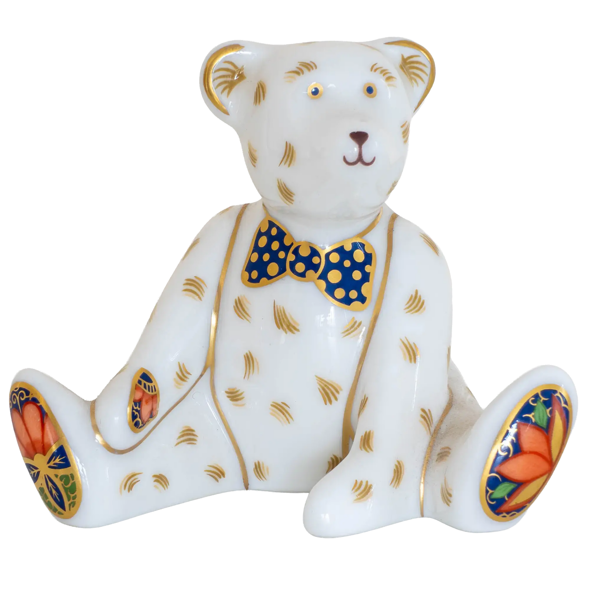 Royal Crown Derby Miniature Bear Paperweight Bone China