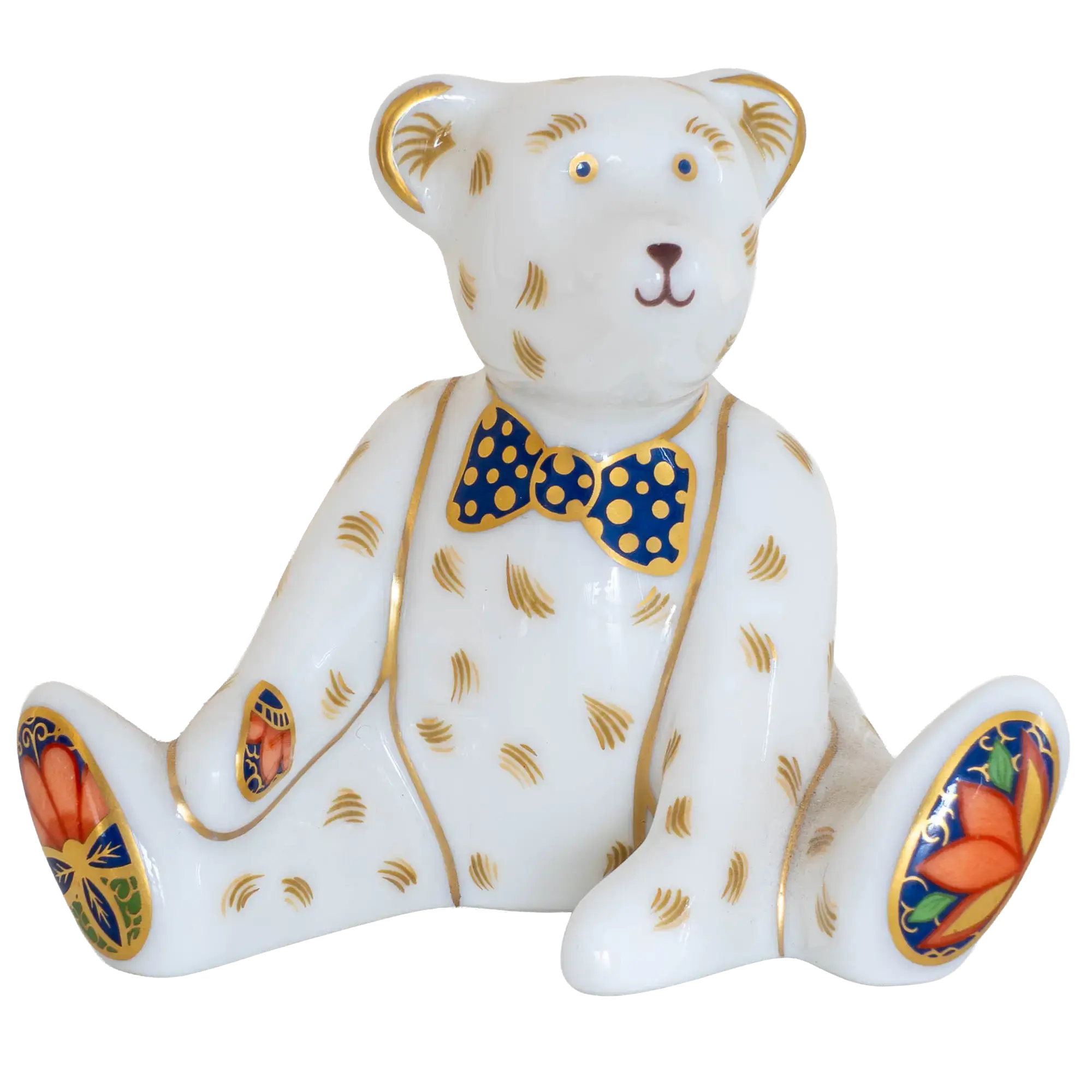 Royal Crown Derby Miniature Bear Paperweight Bone China