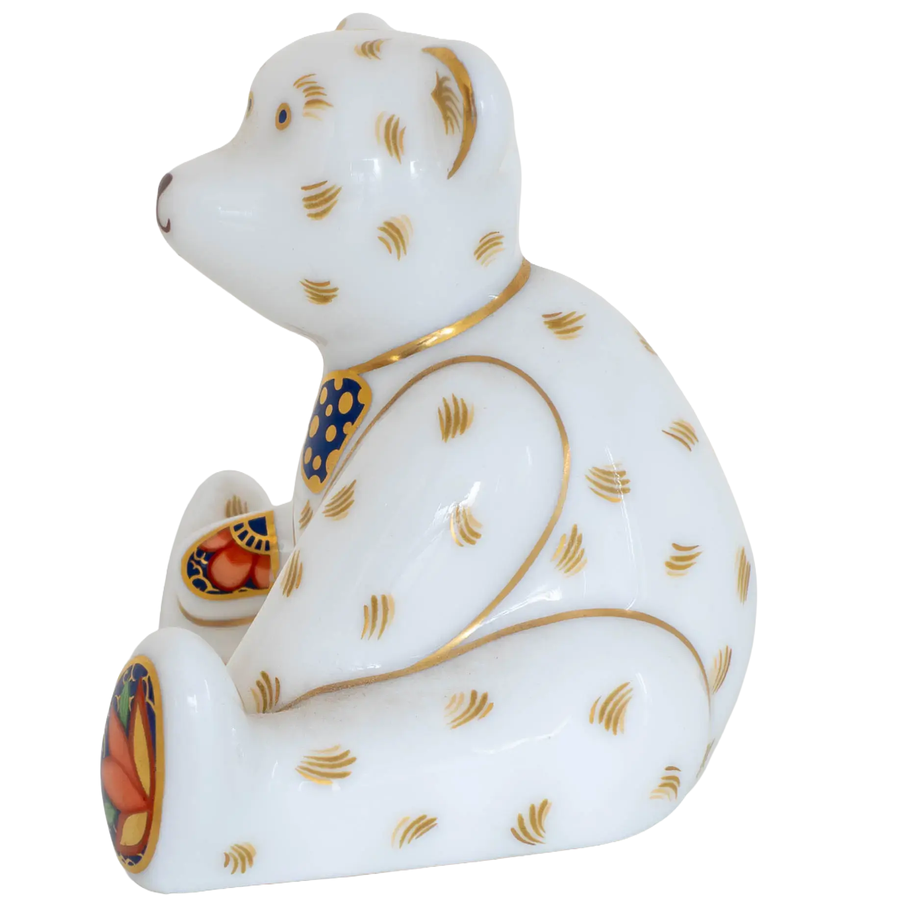 Royal Crown Derby Miniature Bear Paperweight Bone China