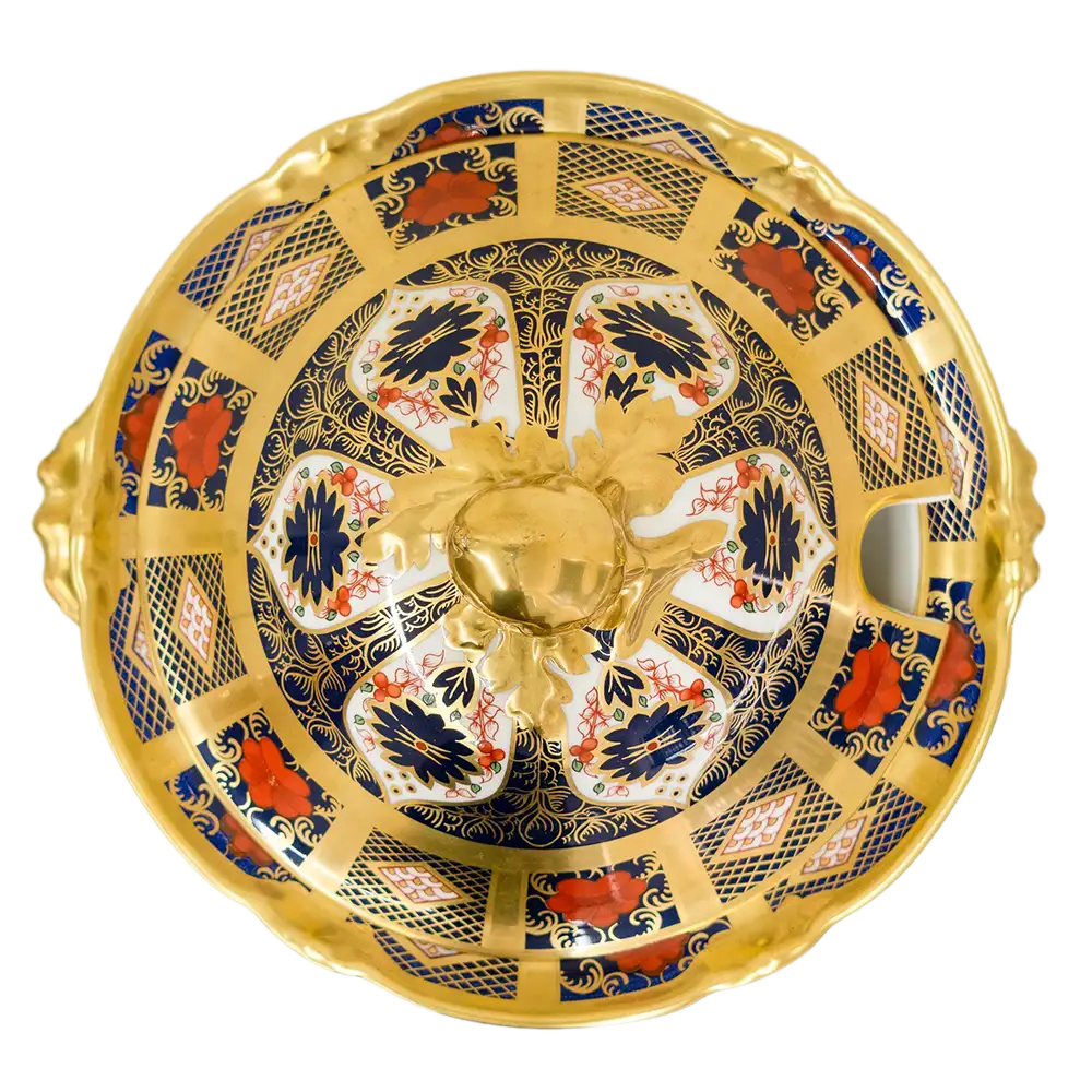 Royal Crown Derby Imari SGB Sauce Tureen & Stand Charterwells