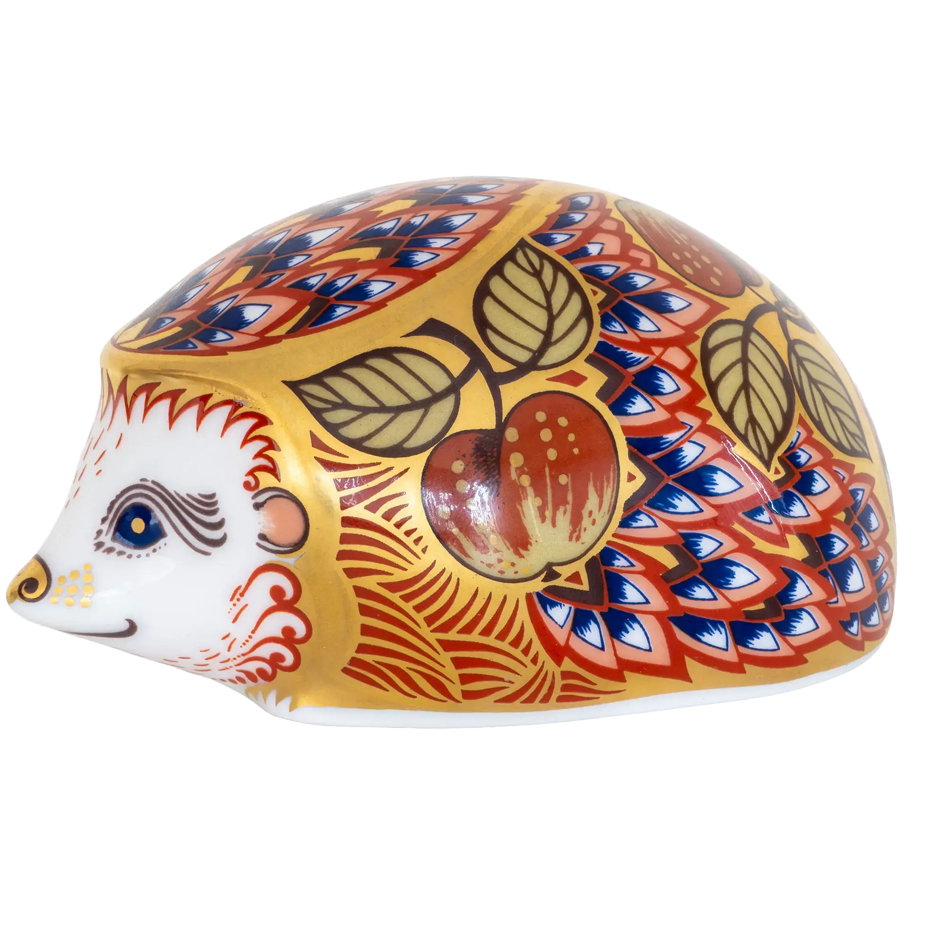 Royal Crown Derby Orchard Hedgehog Paperweight Bone China
