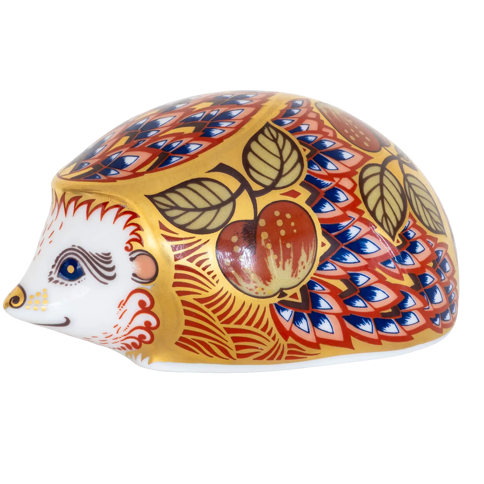 Royal Crown Derby Orchard Hedgehog Paperweight Bone China