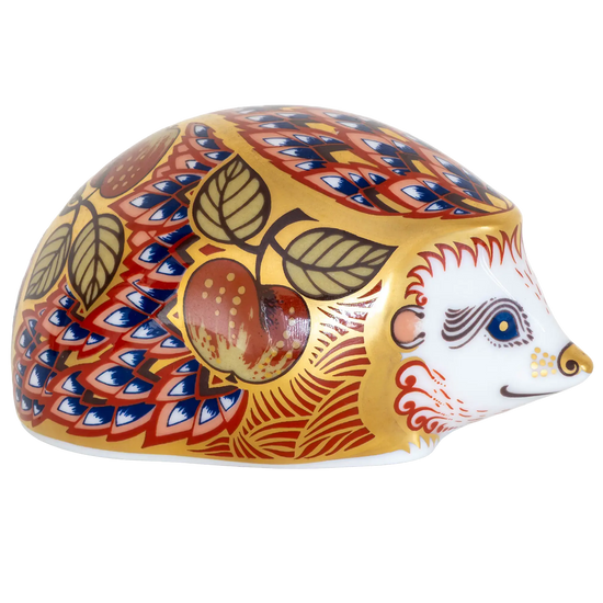 Royal Crown Derby Orchard Hedgehog Paperweight Bone China
