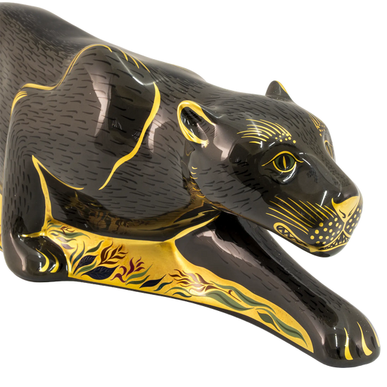 Royal Crown Derby Black Panther Paperweight Charterwells