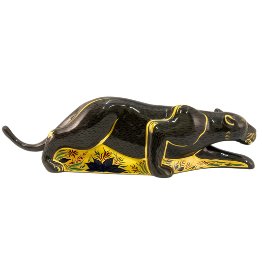 Royal Crown Derby Black Panther Paperweight Charterwells