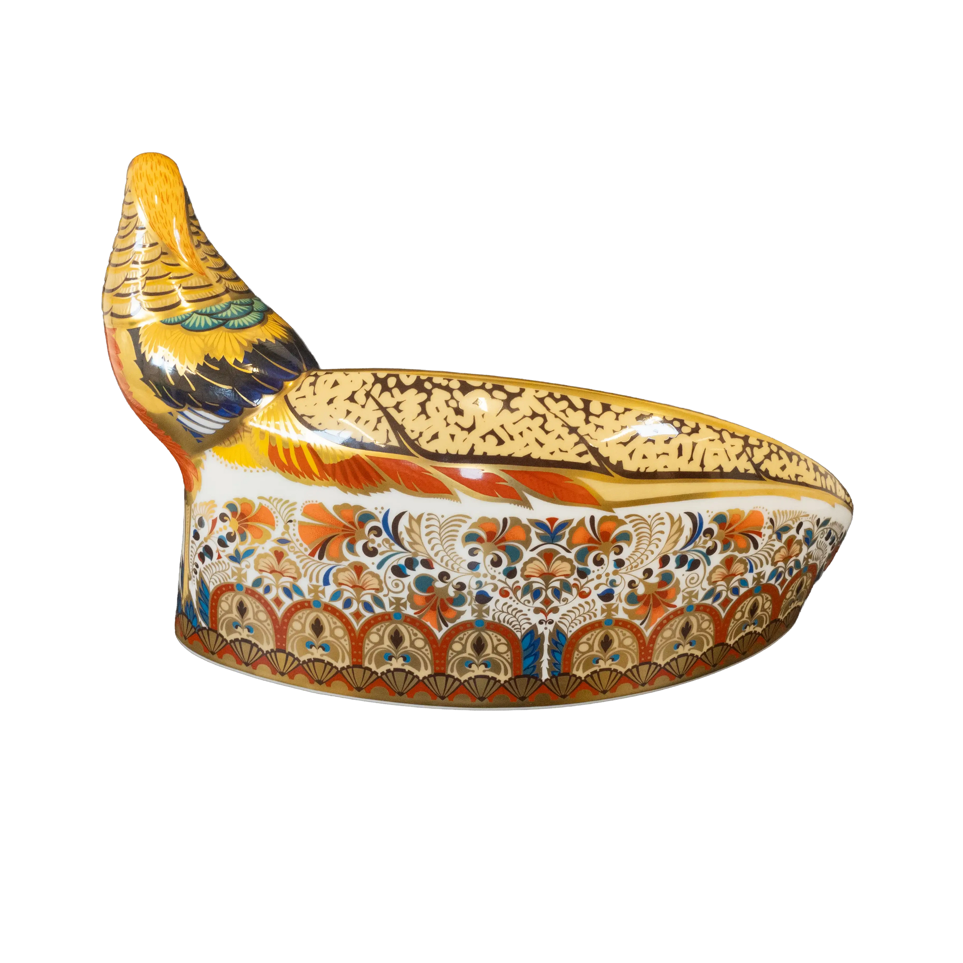 Royal Crown Derby Paperweight - Golden Pheasant Charterwells