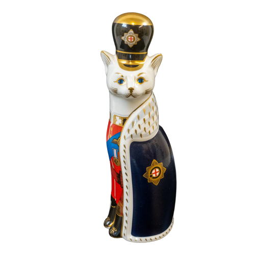 Royal Crown Derby Paperweight - Porcelain Royal Cats William Charterwells