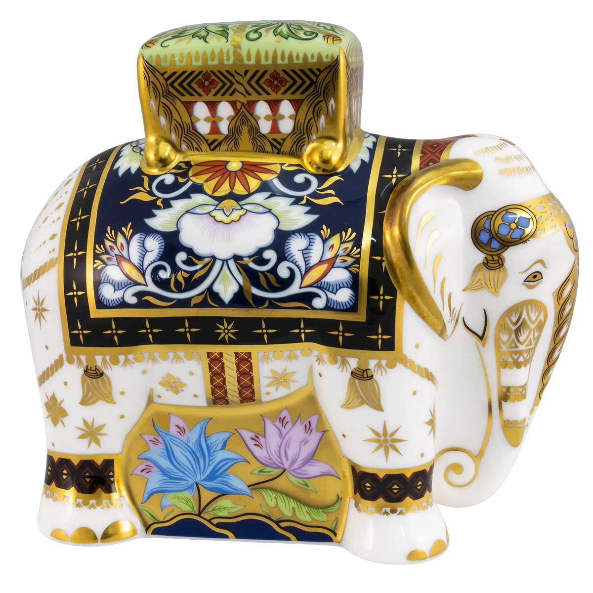 Royal Crown Derby "Raj" Indian Elephant Father Paperweight