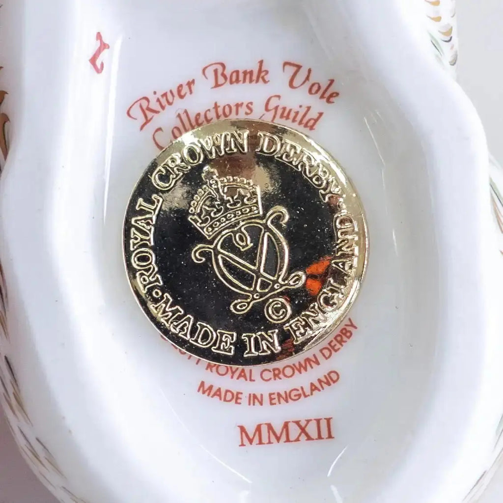 Royal Crown Derby River Bank Vole Collectors Club Paperweight