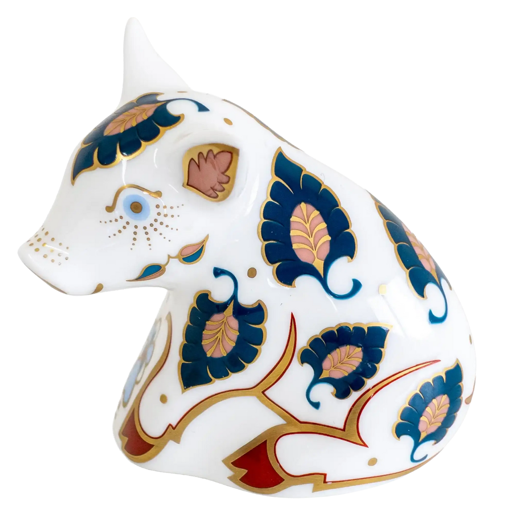 Royal Crown Derby Snuffle Piglet Collectors Club Paperweight Charterwells