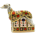 Royal Crown Derby Imari SGB Lurcher Paperweight Charterwells