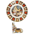 Royal Crown Derby Imari Thistle Donkey & Plate