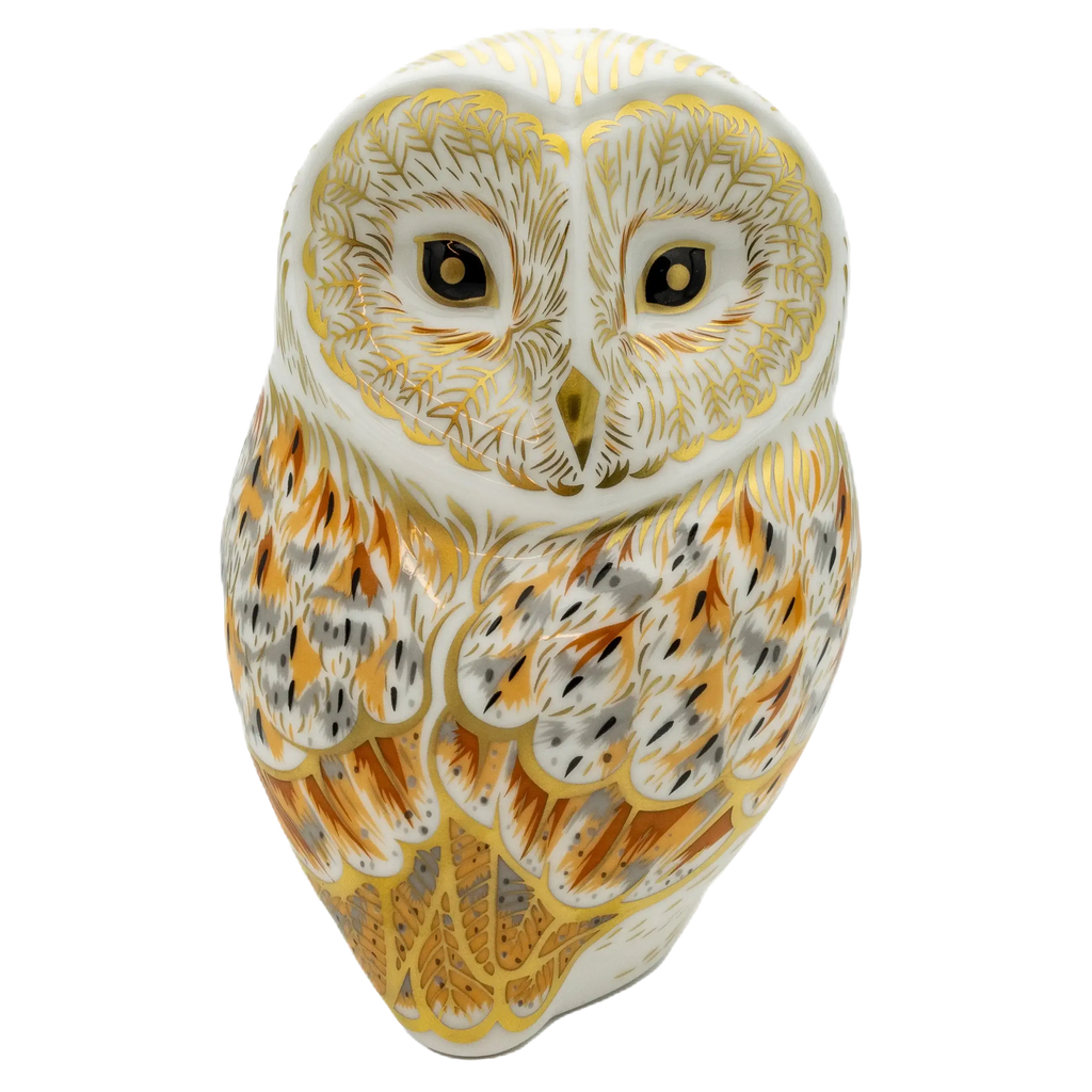 Royal Crown Derby Winter Owl Paperweight Charterwells