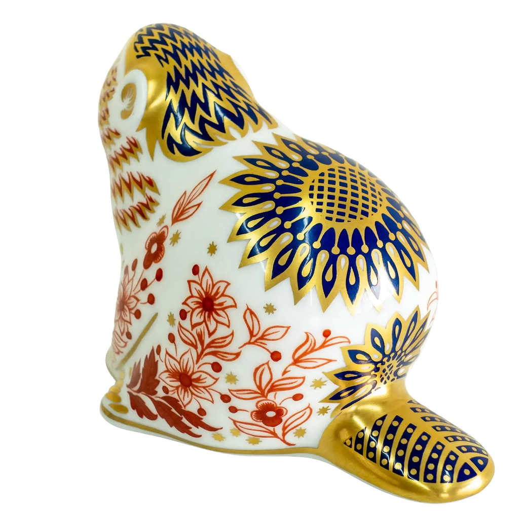 Royal Crown Derby Beaver Paperweight