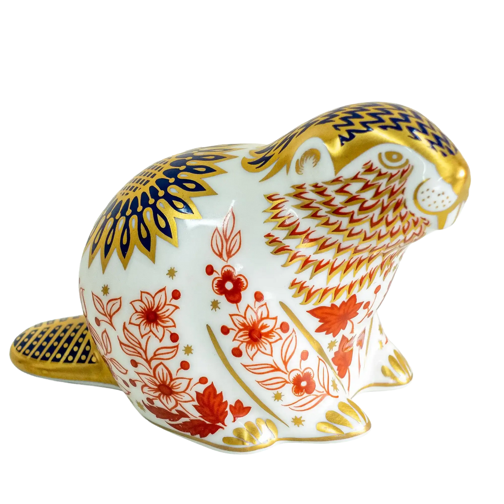Royal Crown Derby Beaver Paperweight