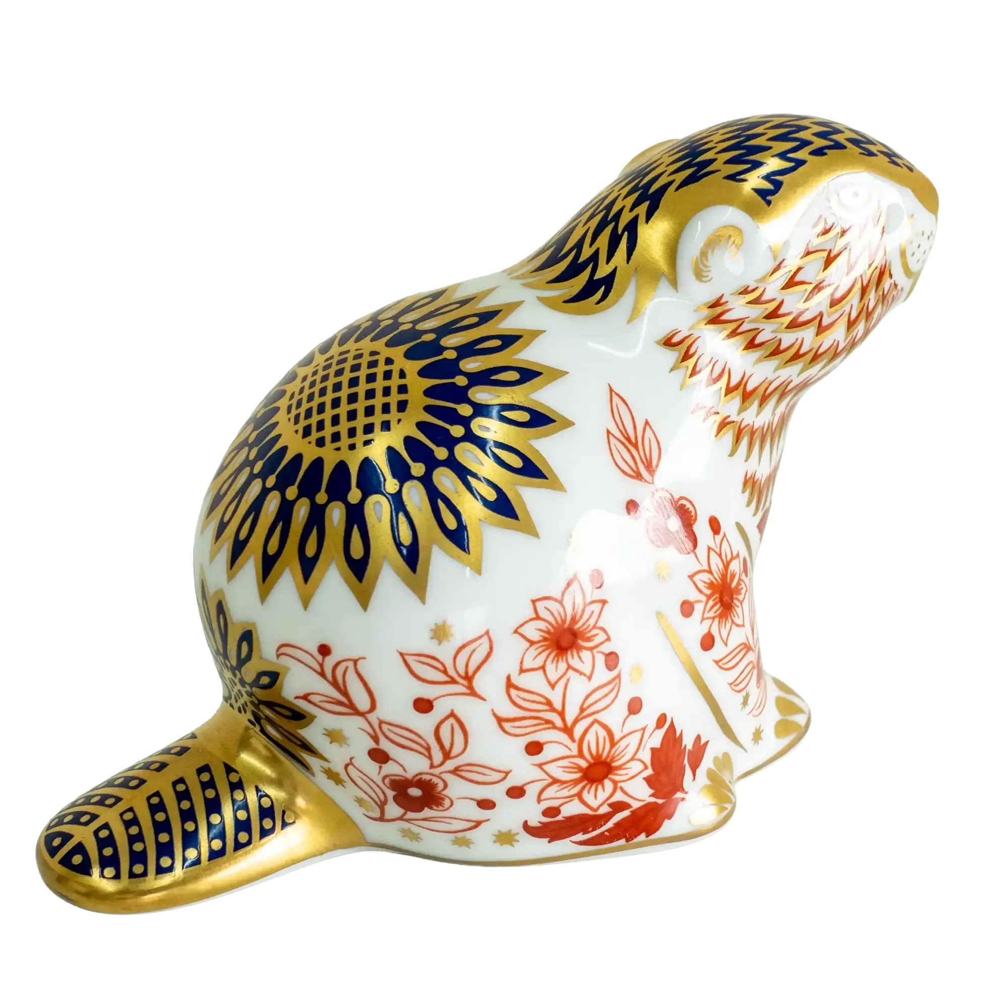 Royal Crown Derby Beaver Paperweight