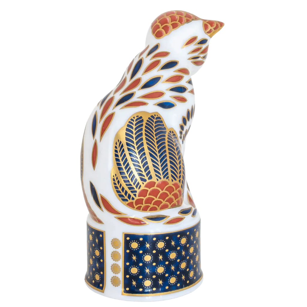 Royal Crown Derby Nelson's Cat Candle Snuffer