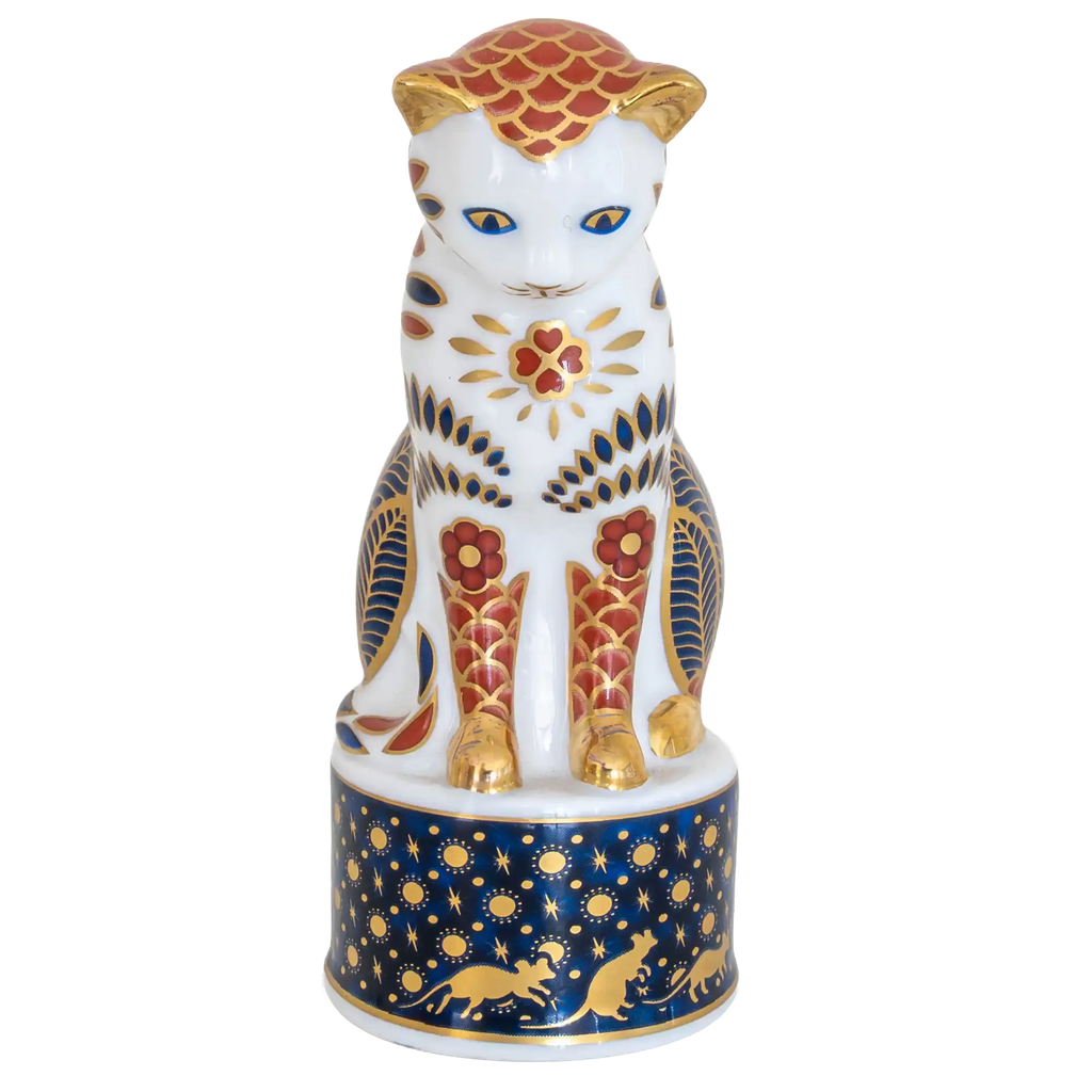 Royal Crown Derby Nelson's Cat Candle Snuffer