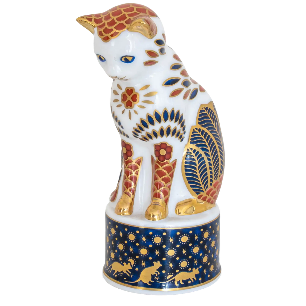 Royal Crown Derby Nelson's Cat Candle Snuffer