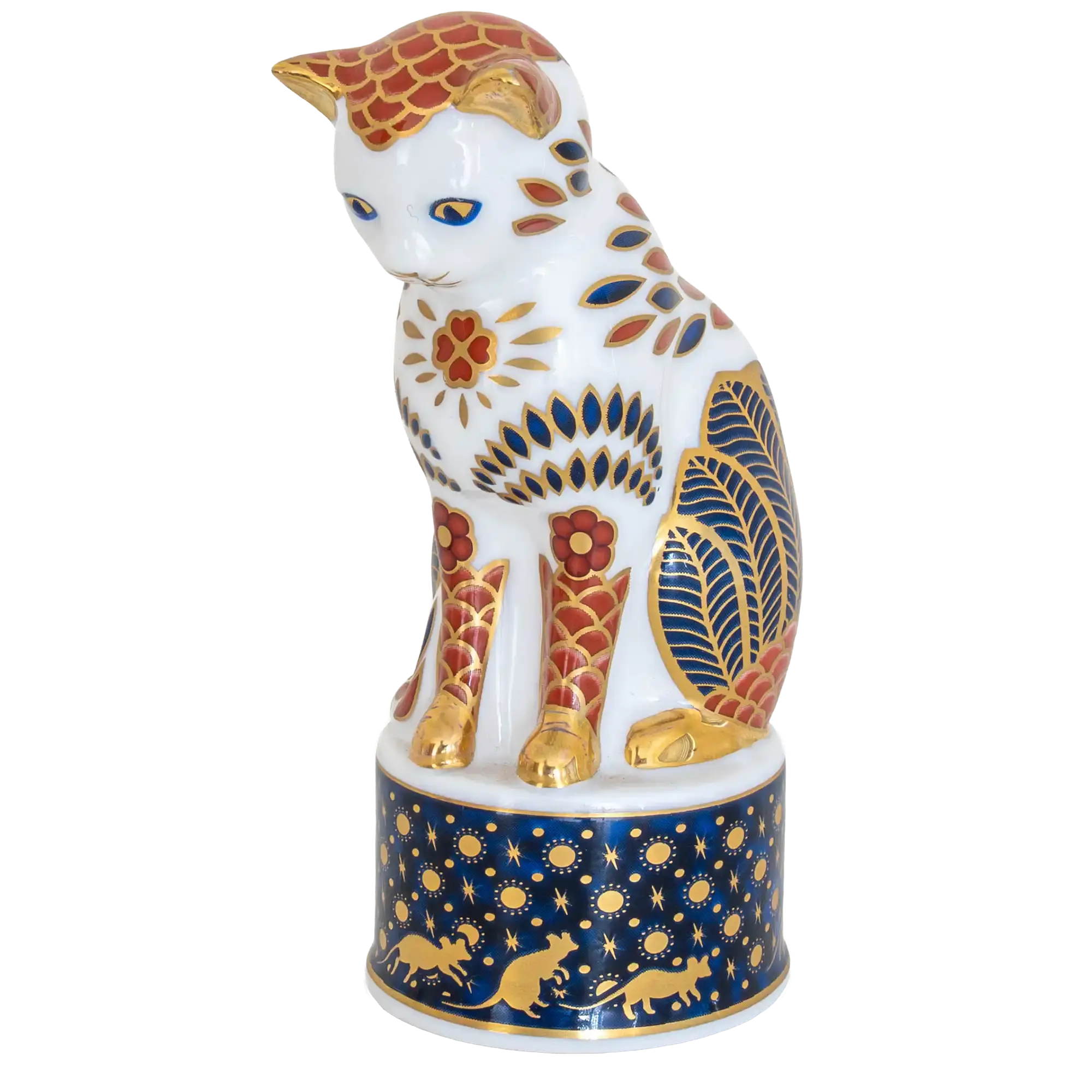 Royal Crown Derby Nelson's Cat Candle Snuffer