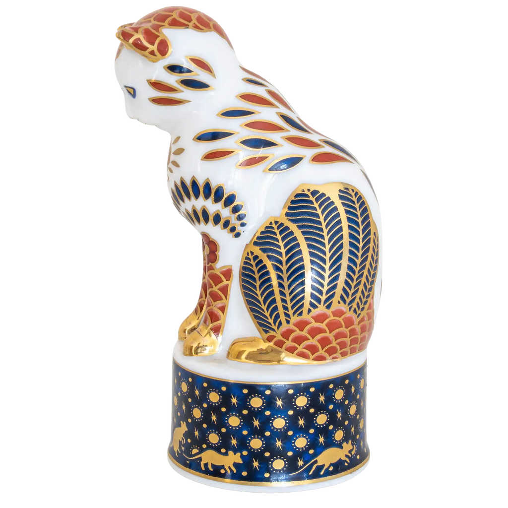 Royal Crown Derby Nelson's Cat Candle Snuffer