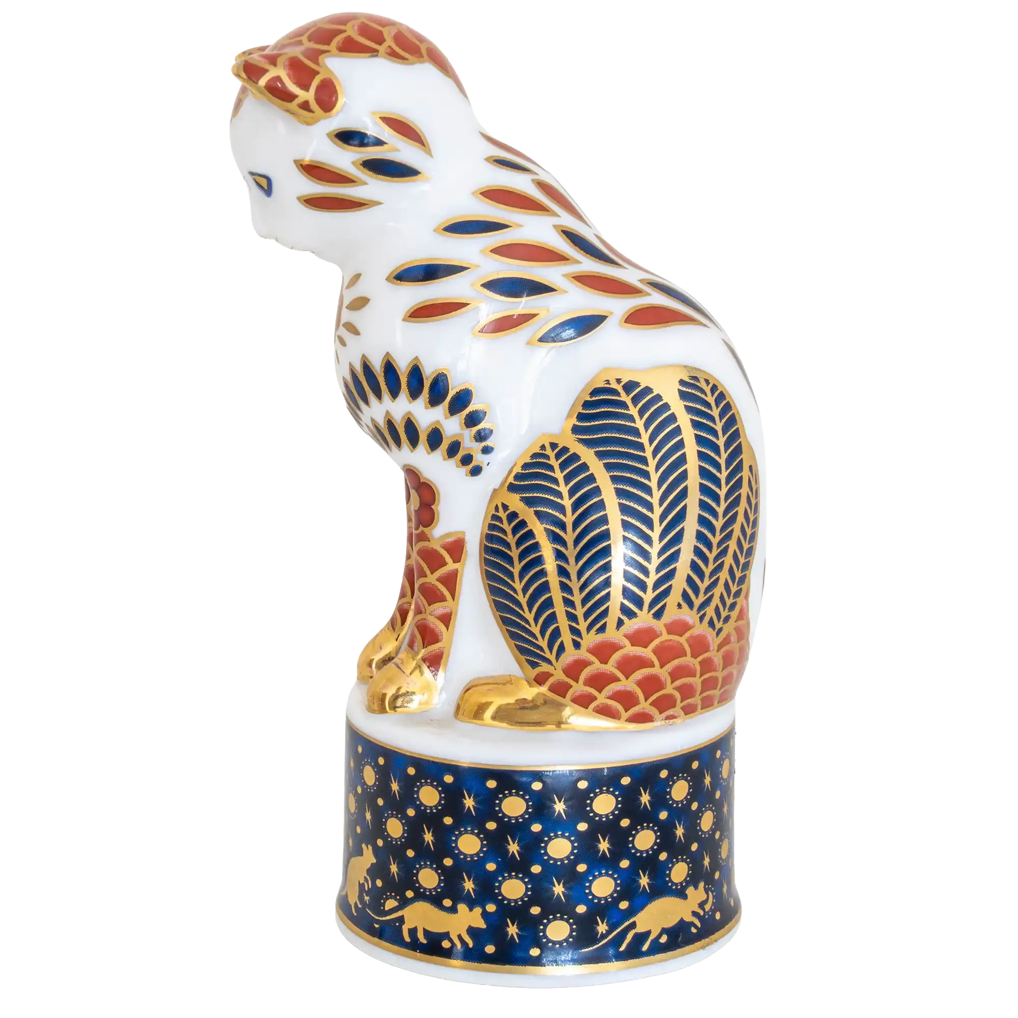 Royal Crown Derby Nelson's Cat Candle Snuffer