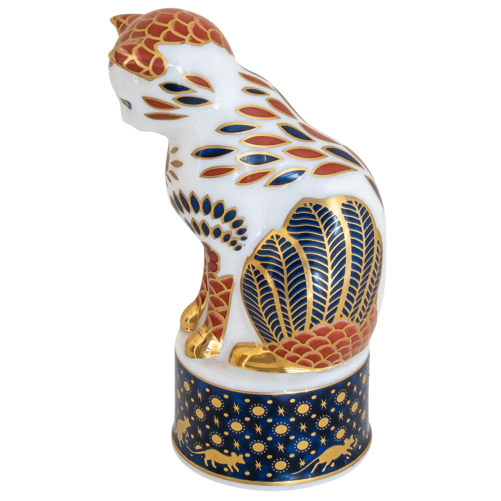 Royal Crown Derby Nelson's Cat Candle Snuffer