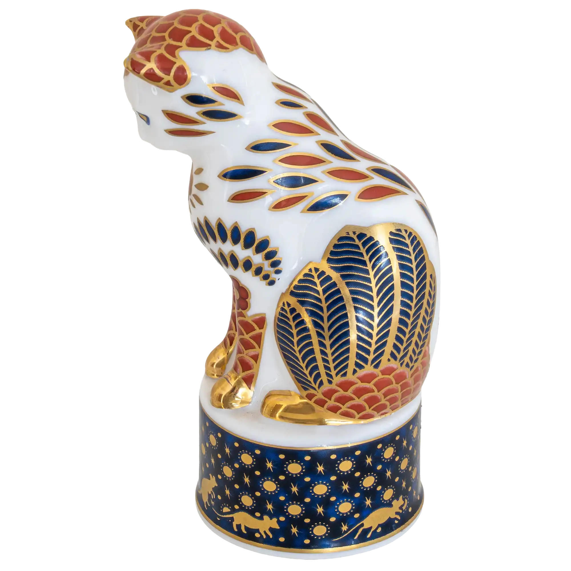 Royal Crown Derby Nelson's Cat Candle Snuffer