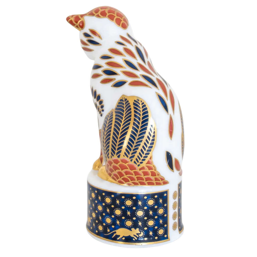 Royal Crown Derby Nelson's Cat Candle Snuffer