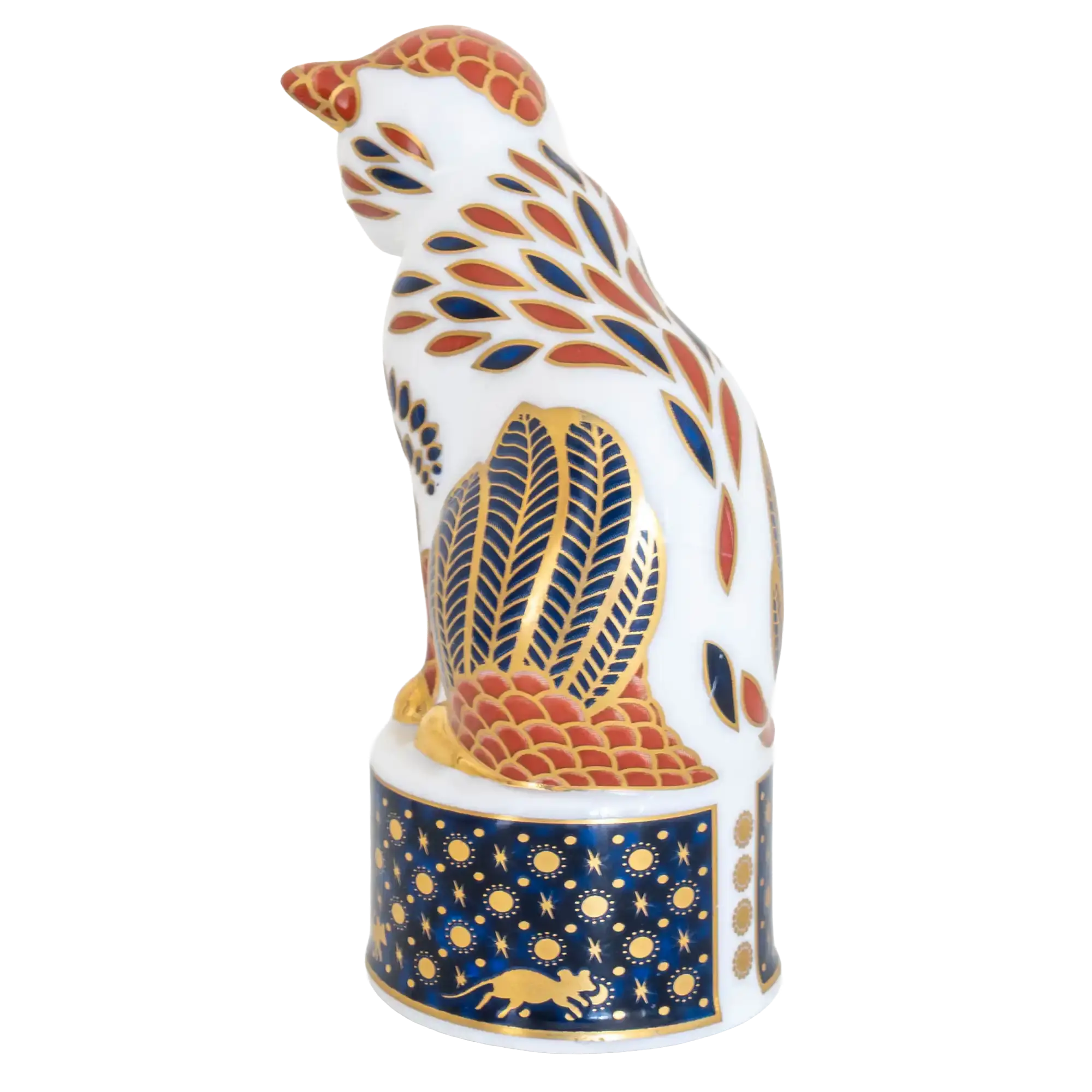Royal Crown Derby Nelson's Cat Candle Snuffer