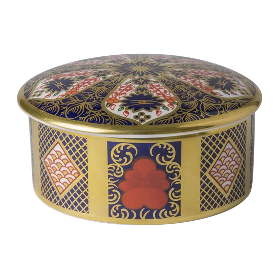 Royal Crown Derby Imari SGB Round Box Charterwells