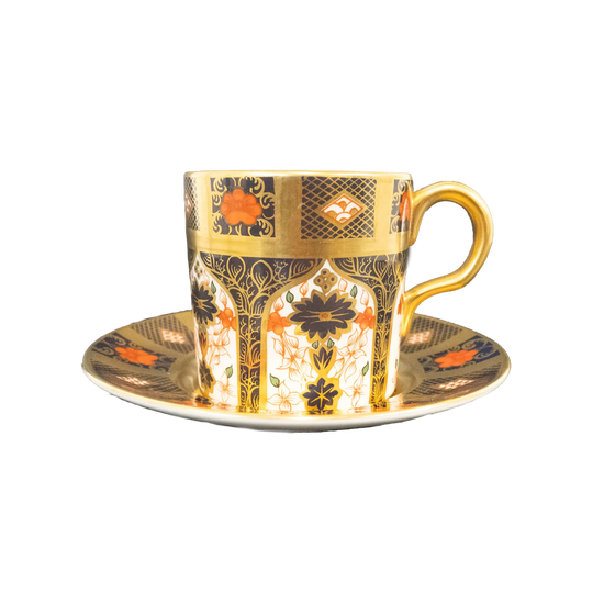 Royal Crown Derby Imari SGB Coffee Cup & Saucer Charterwells