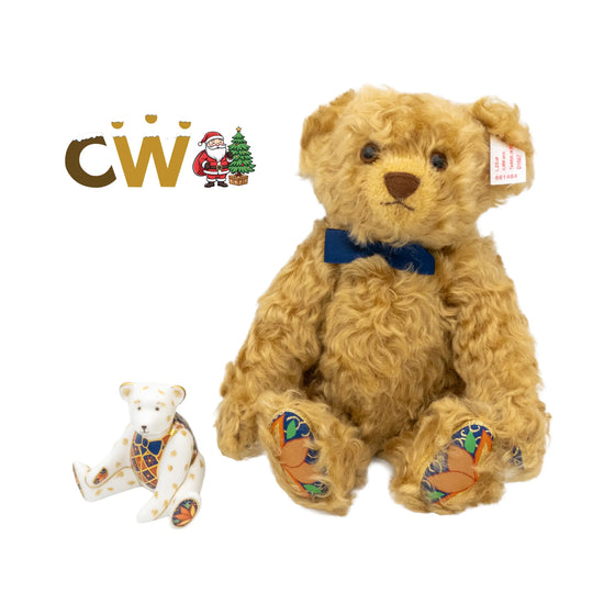 Royal Crown Derby Steiff Limited Edition Bear Mohair Collectible Charterwells