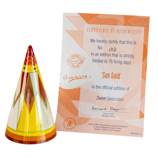 Clarice Cliff - Sun Gold Sweet Seduction Paperweight Charterwells