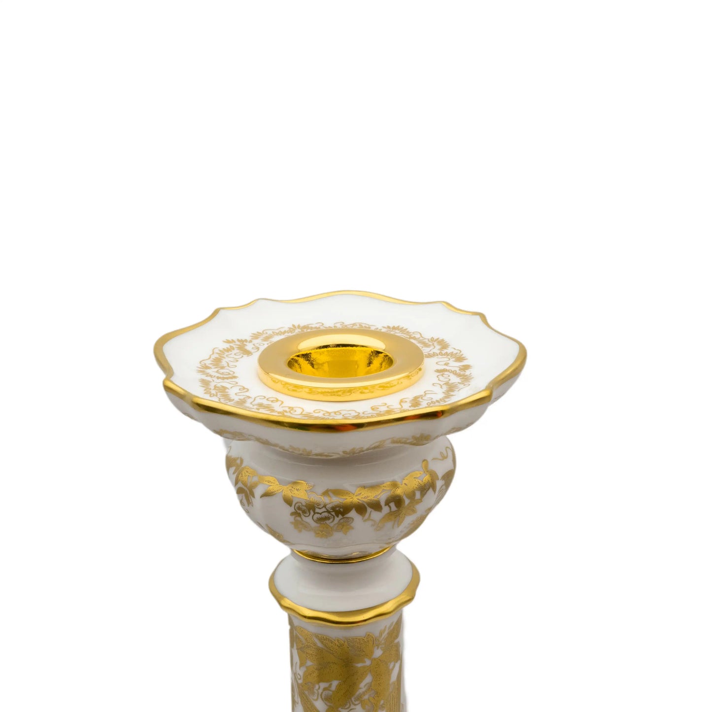 Royal Crown Derby Gold Aves Candlestick Charterwells