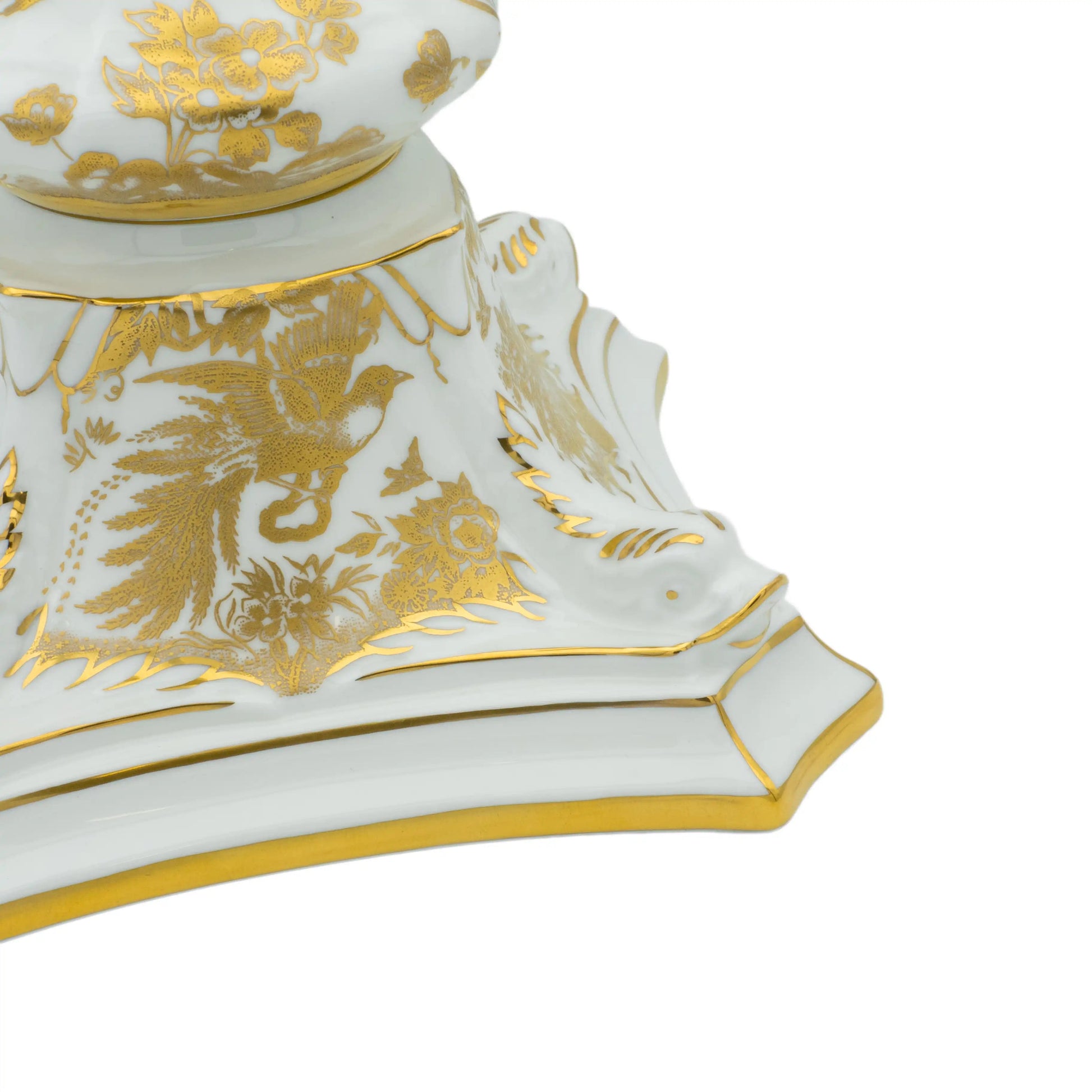 Royal Crown Derby Gold Aves Candlestick Charterwells