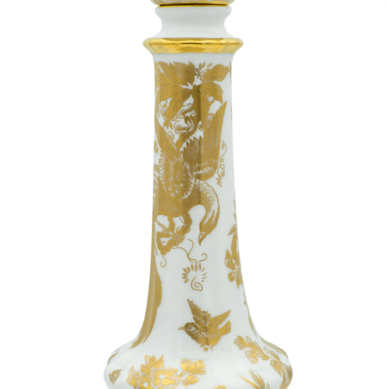 Royal Crown Derby Gold Aves Candlestick Charterwells