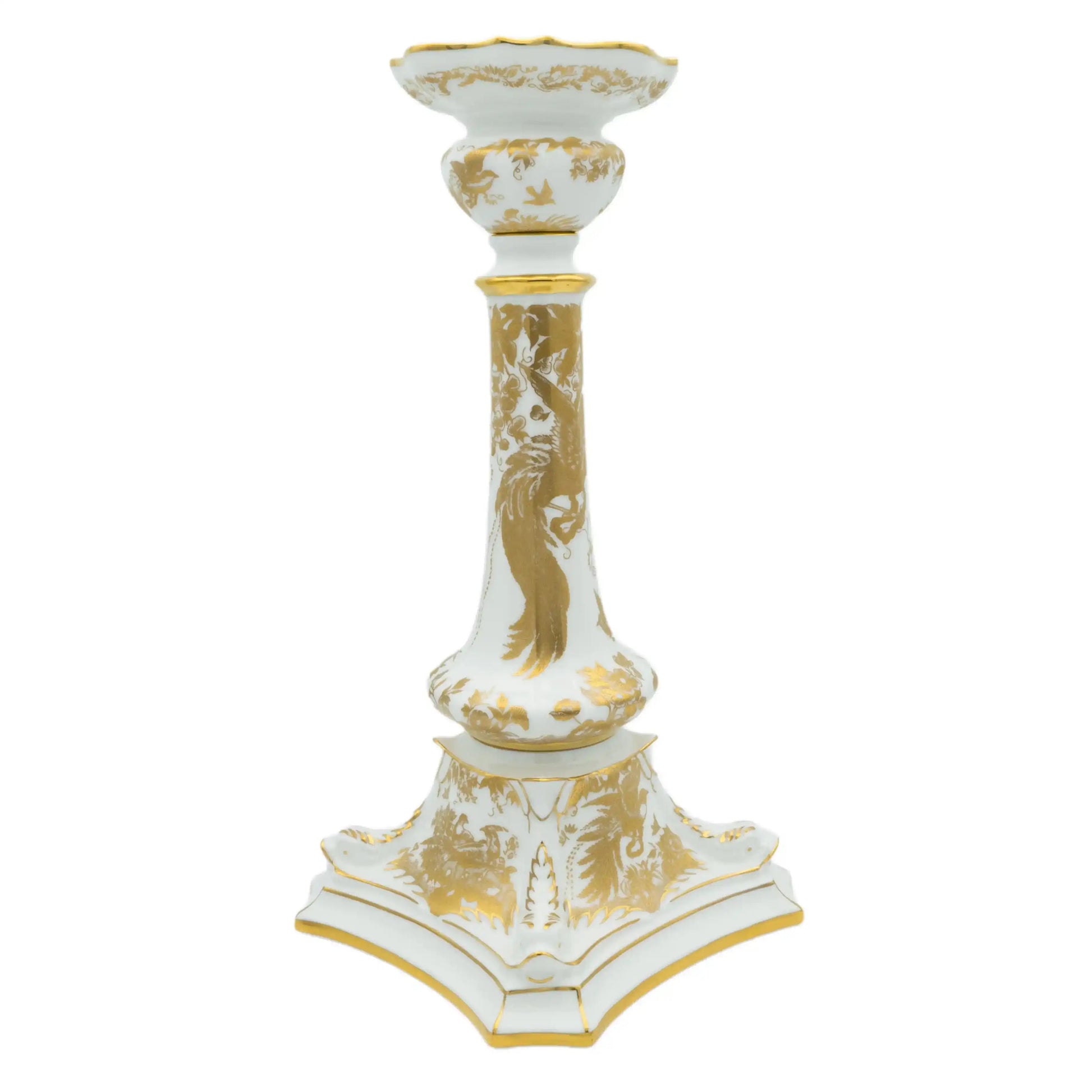 Royal Crown Derby Gold Aves Candlestick Charterwells