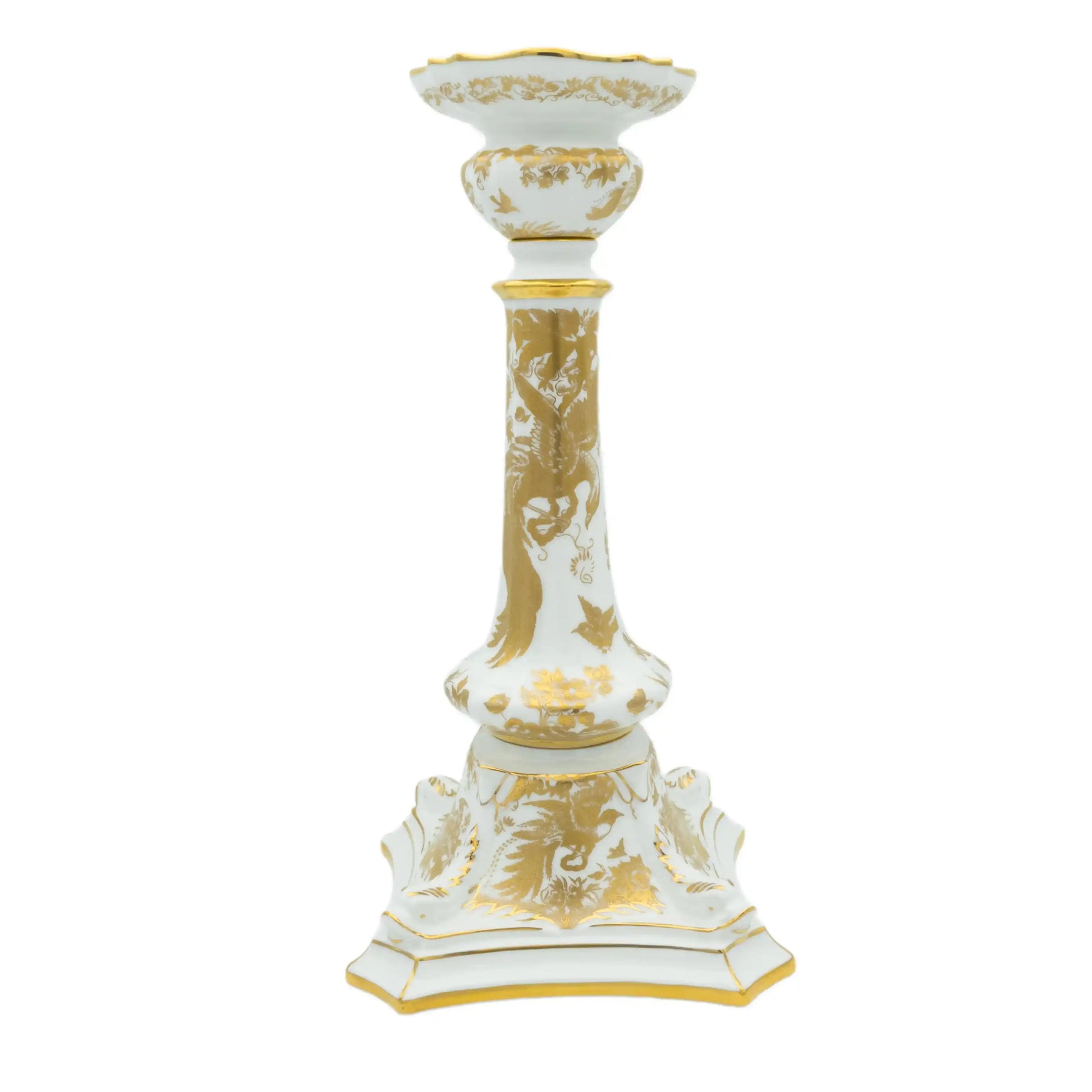 Royal Crown Derby Gold Aves Candlestick Charterwells