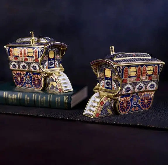 Royal Crown Derby Imari SGB Vardo Wagon Paperweight