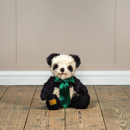 Merrythought 10" Antique Panda Teddy Bear